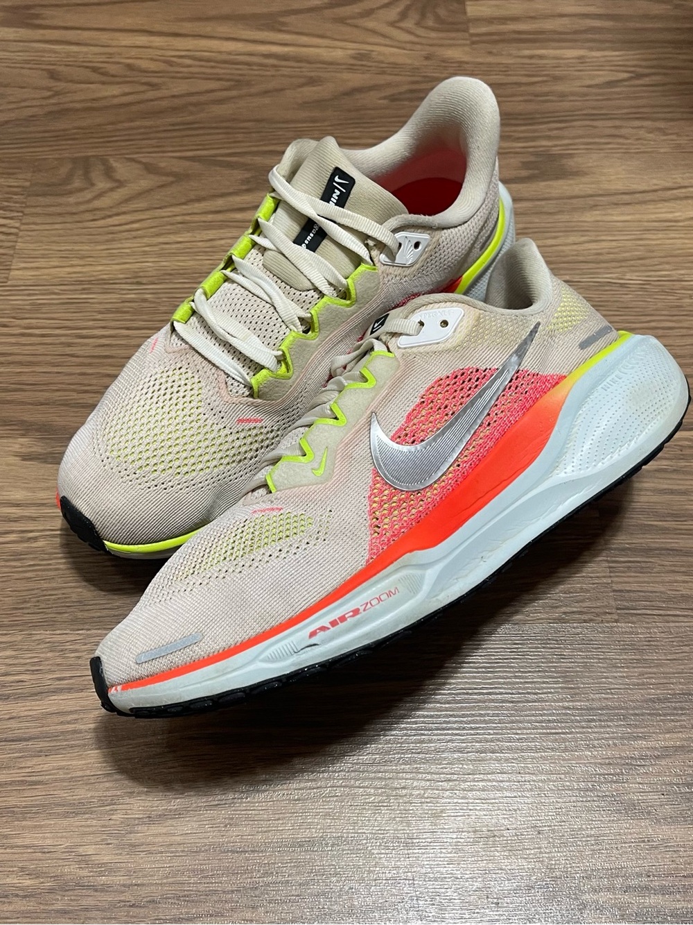 Womens Nike Air Zoom Pegasus 41 Summit White Crimson FD2723 100 Sz 8.5